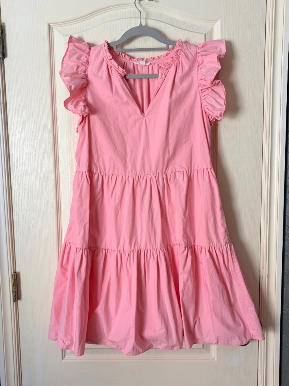 A Loves A Poplin Waistless Babydoll Mini Dress, Small